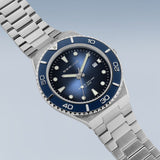 Bering Classic Blue Dial Silver Stainless Steel Strap Men Watch 18940-707 | Time Watch Specialists