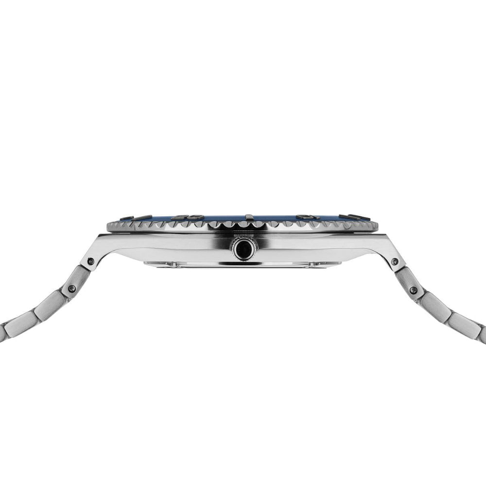 Bering Classic Blue Dial Silver Stainless Steel Strap Men Watch 18940-707 | Time Watch Specialists