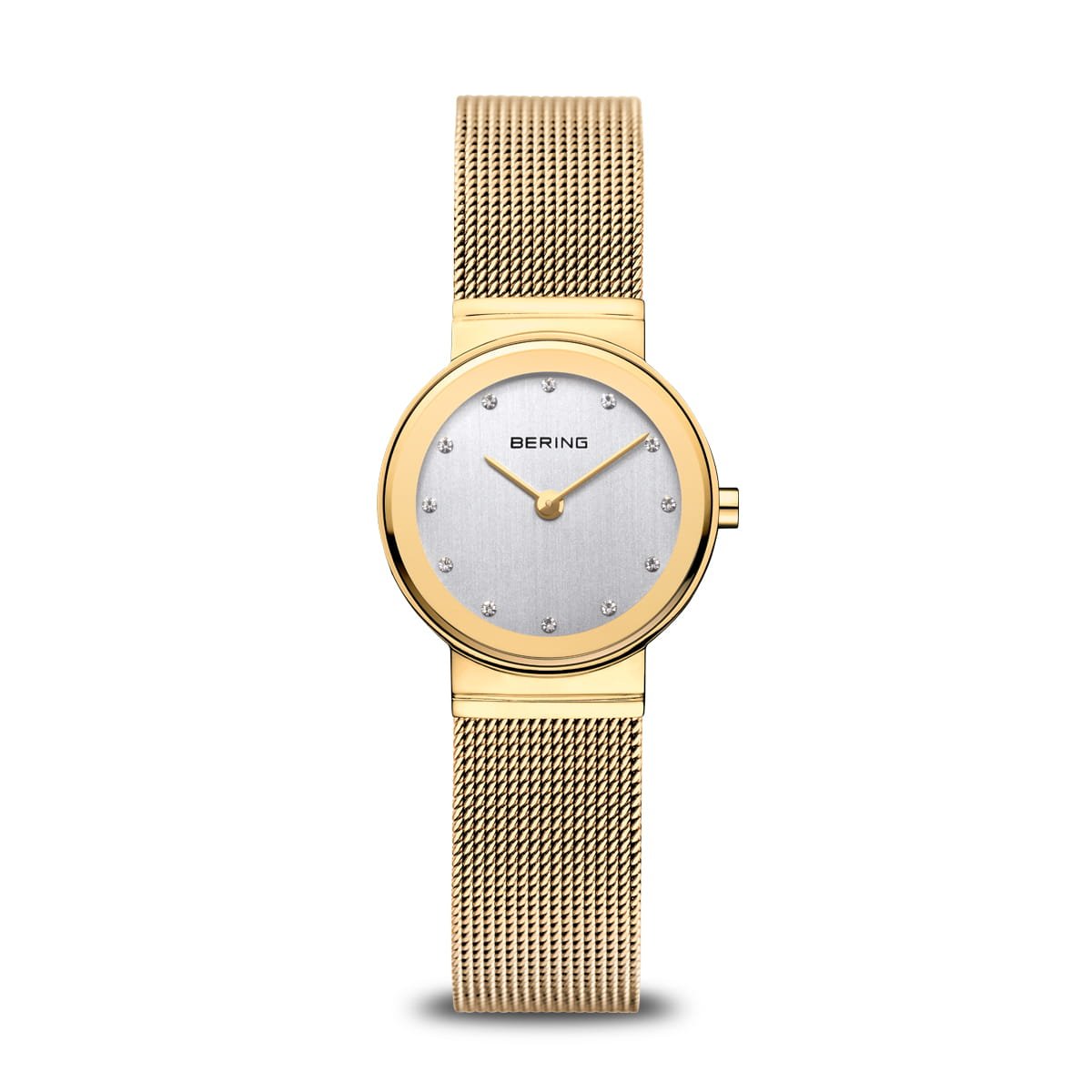 BERING Classic Gold Milanese Mesh Women's Watch | 10126-334 | Time Watch Specialists