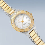 Bering Classic Polished/brushed Silver/Gold Women's Watch | 18936-710 | Time Watch Specialists