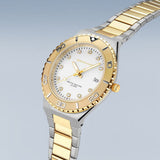 Bering Classic Polished/brushed Silver/Gold Women's Watch | 18936-710 | Time Watch Specialists