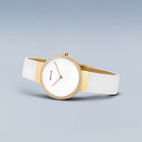 Bering Classic White and Gold Classic Quartz Women's Watch | 14531-630 | Time Watch Specialists