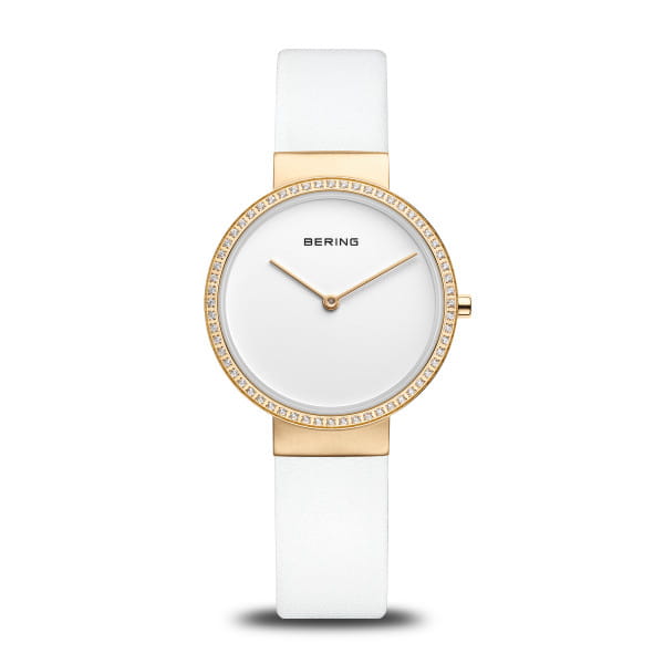 Bering Classic White and Gold Classic Quartz Women's Watch | 14531-630 | Time Watch Specialists