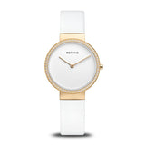 Bering Classic White and Gold Classic Quartz Women's Watch | 14531-630 | Time Watch Specialists