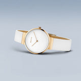 Bering Classic White and Gold Classic Quartz Women's Watch | 14531-634 | Time Watch Specialists