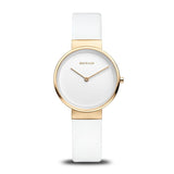 Bering Classic White and Gold Classic Quartz Women's Watch | 14531-634 | Time Watch Specialists