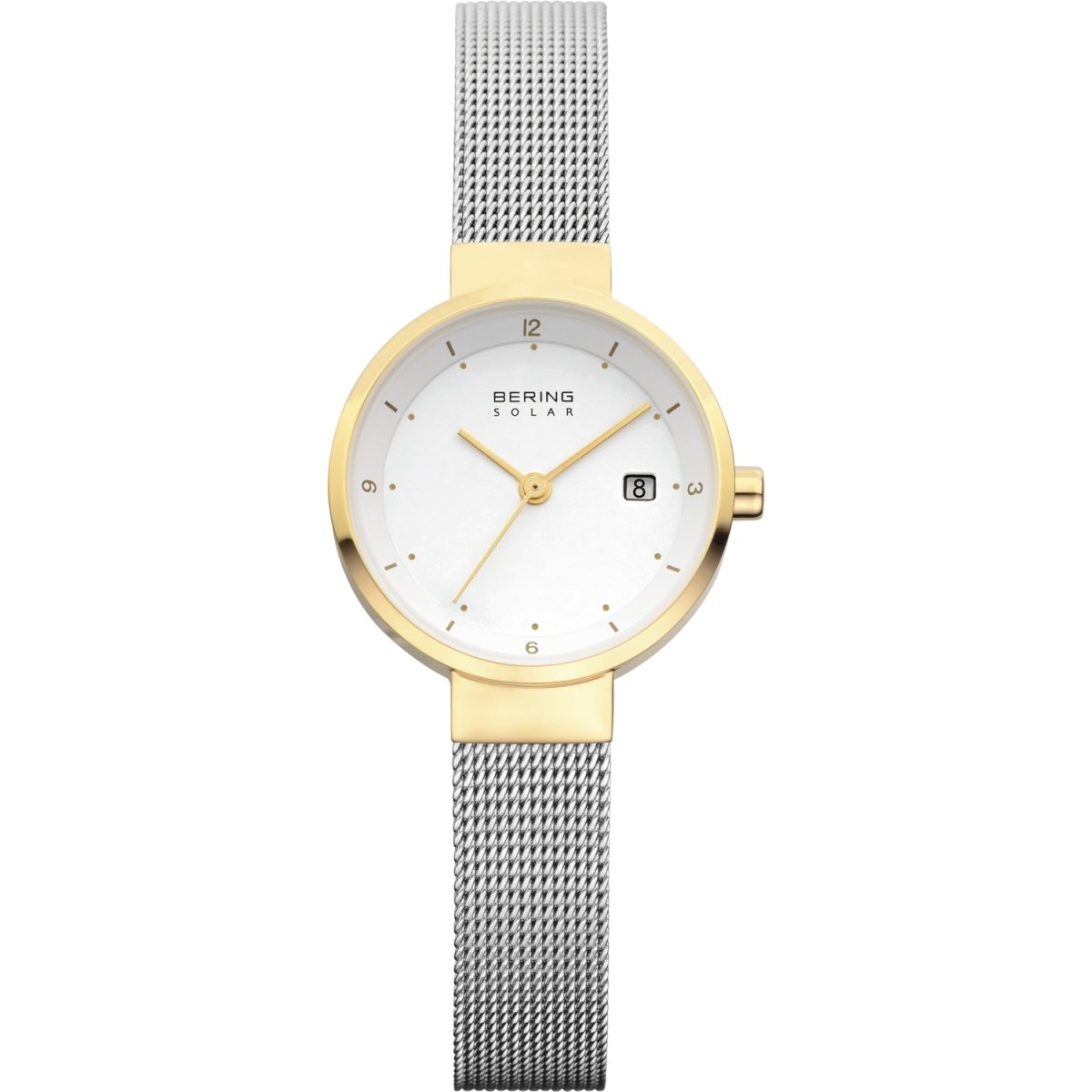 BERING Classic Gold Dial Gold Mesh 26mm Women's Watch | 14426 - 010 | TIME Watches
