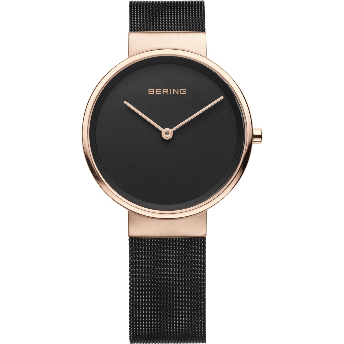 BERING Classic Black Dial Black Mesh 31mm Women's Watch | 14531 - 166 | TIME Watches