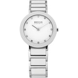BERING Ladies White Ceramic Watch 11429-754 | Time Watch Specialists