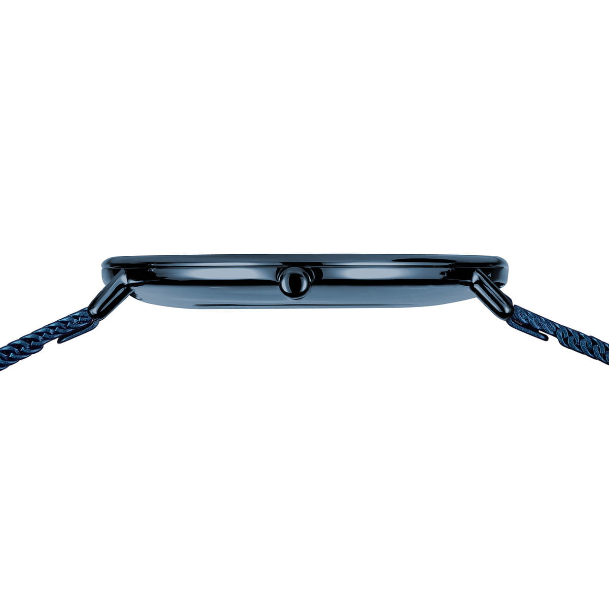 BERING Ultra Slim Polished Blue Unisex Watch - 15739-397 | Time Watch Specialists