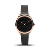 BERING Ultra Slim Polished Rose Gold Unisex Watch - 17031-166 | Time Watch Specialists