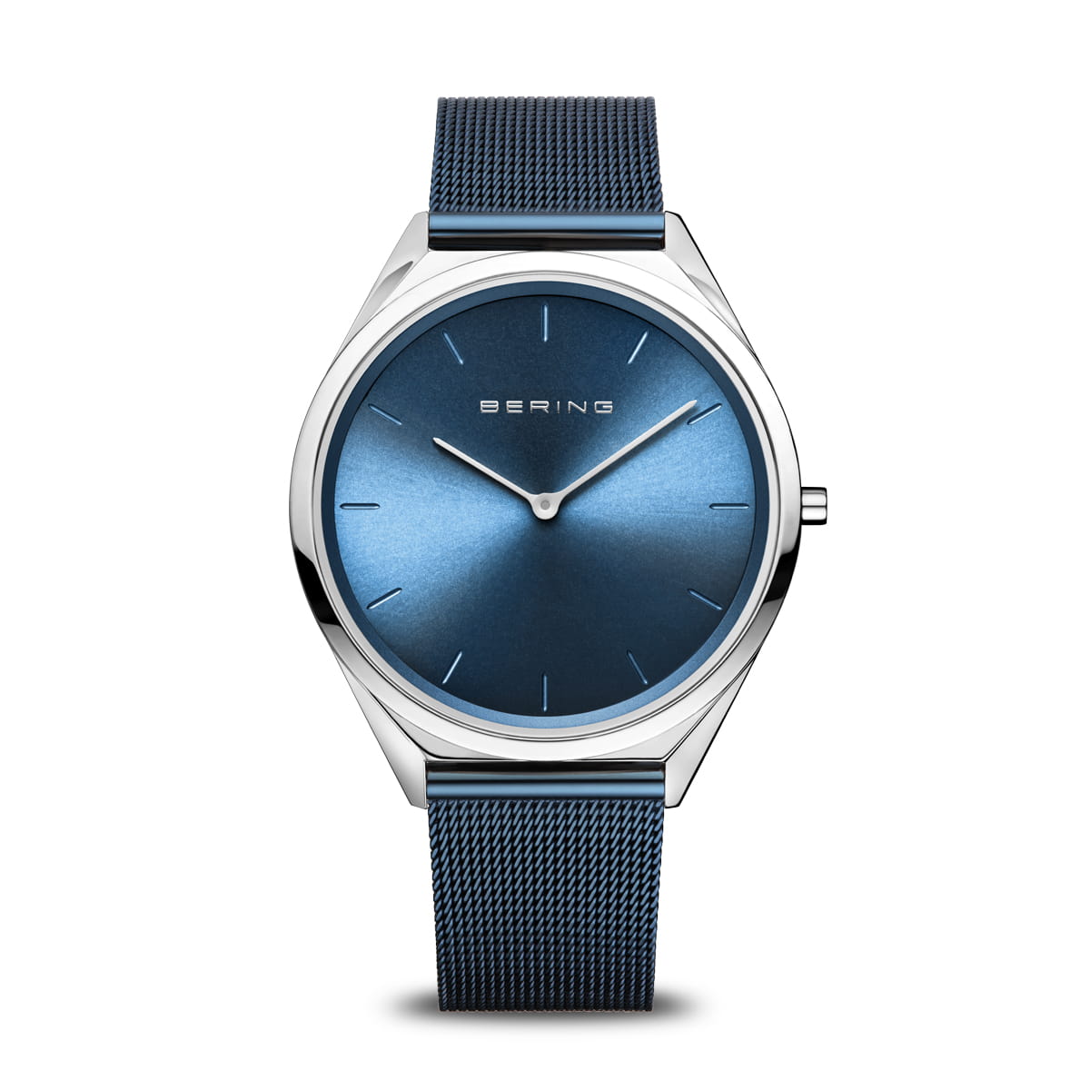 BERING Ultra Slim Polished Silver Unisex Watch - 17039-307 | Time Watch Specialists