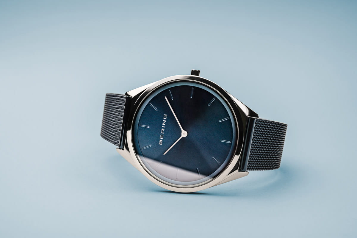 BERING Ultra Slim Polished Silver Unisex Watch - 17039-307 | Time Watch Specialists