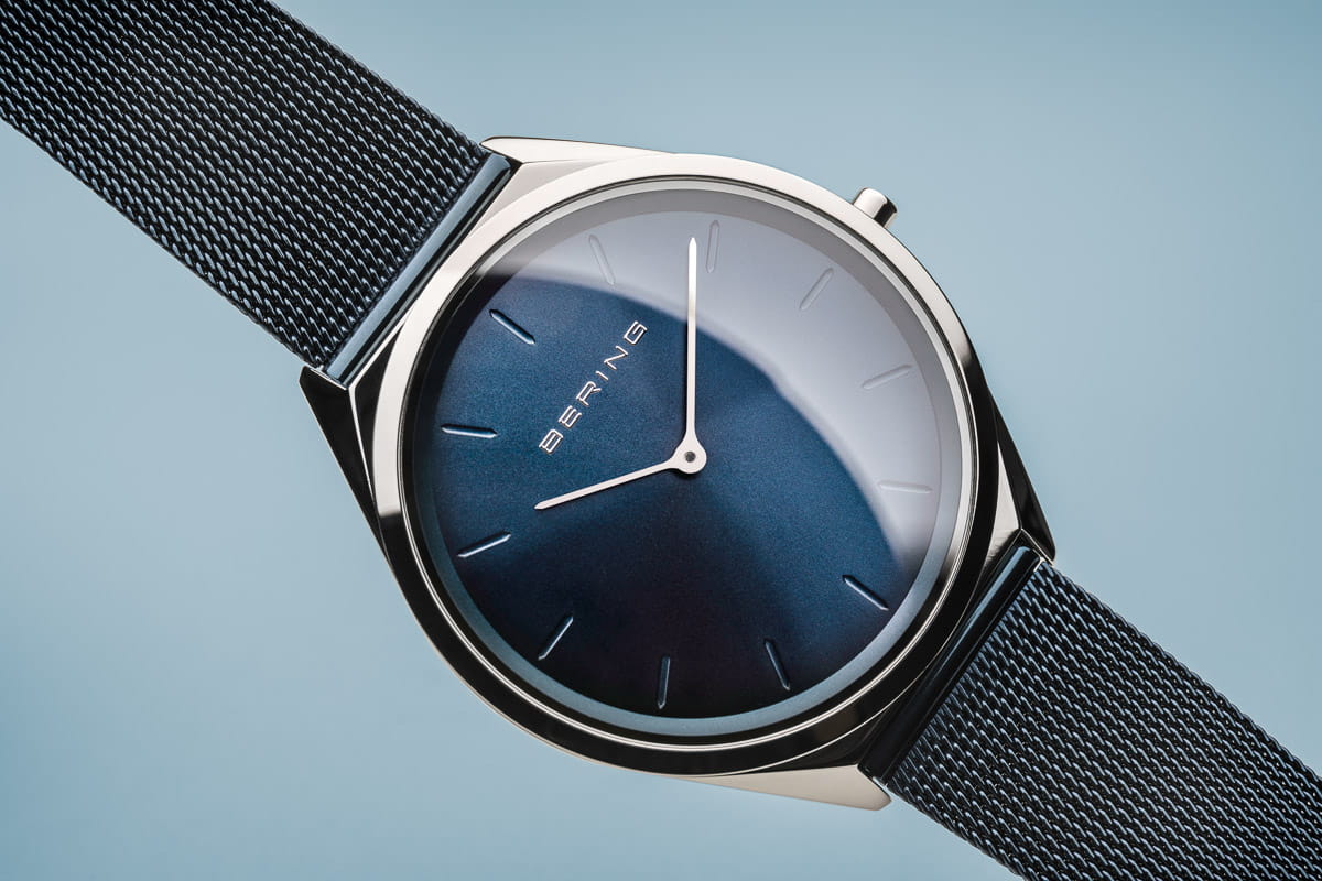 BERING Ultra Slim Polished Silver Unisex Watch - 17039-307 | Time Watch Specialists
