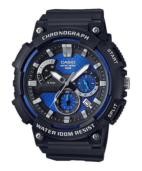 Casio Analog Chronograph Black Men's Watch | MCW - 200H - 2AVDF | TIME Watches
