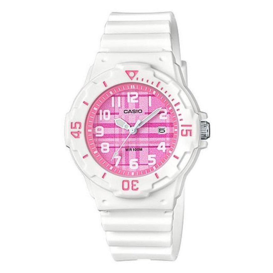Casio Analogue Pink Youth Unisex Watch | LRW - 200H - 4CVDF | TIME Watches