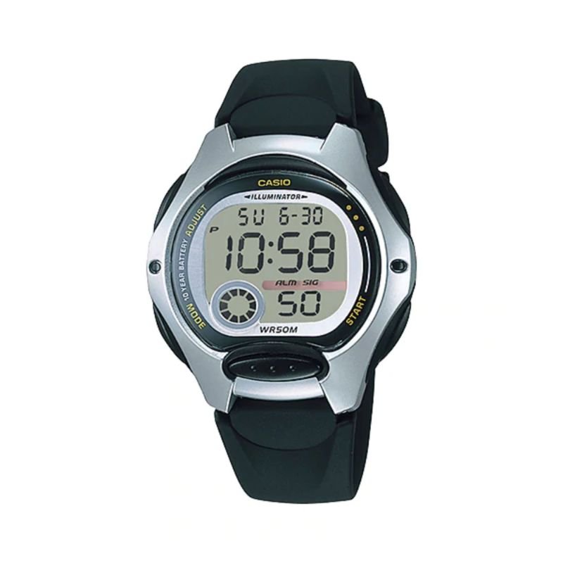 CASIO Black Resin Band Sport Kid's Digital Watch | LW - 200 - 1AVDF | TIME Watches