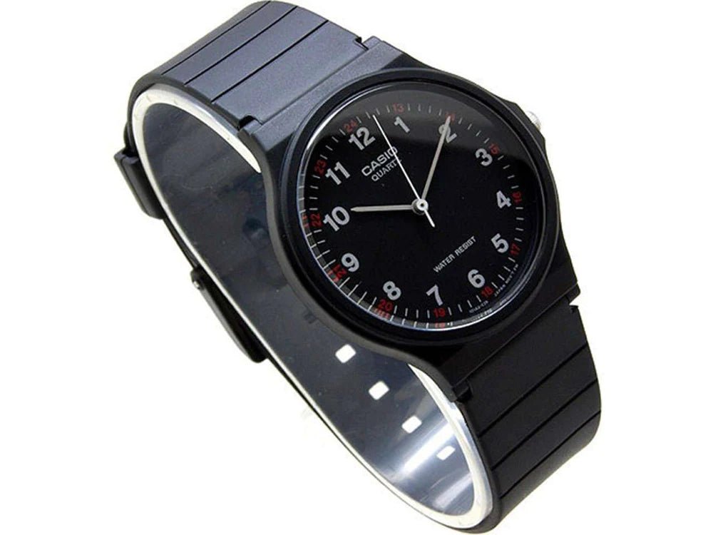 Casio Black Resin Strap Unisex Watch | MQ - 24 - 1BLDF | TIME Watches