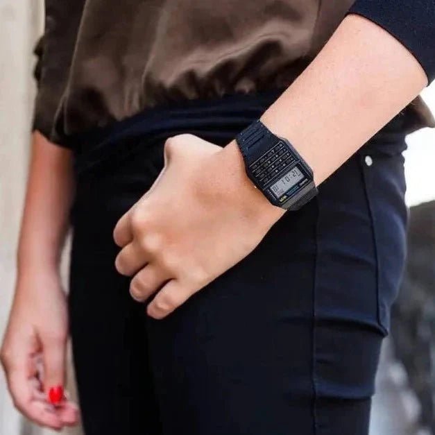 Buy Casio Black Vintage Calculator Unisex Watch CA53W 1Z Time