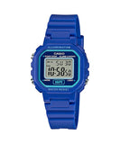 Casio Blue Square Digital Dial Woman's Watch | LA-20WH-2ADF | Time Watch Specialists