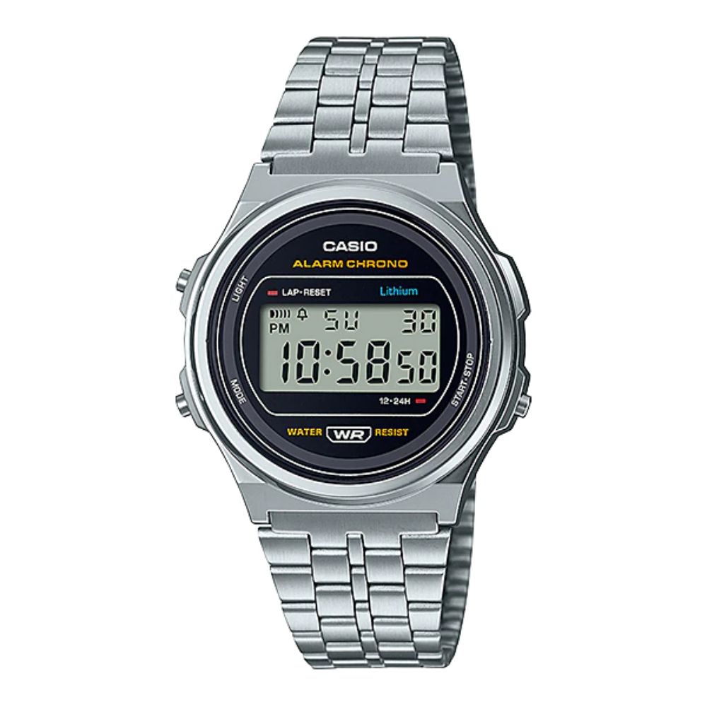 CASIO Classic Stainless Steel Unisex Watch | A171WE - 1ADF | TIME Watches