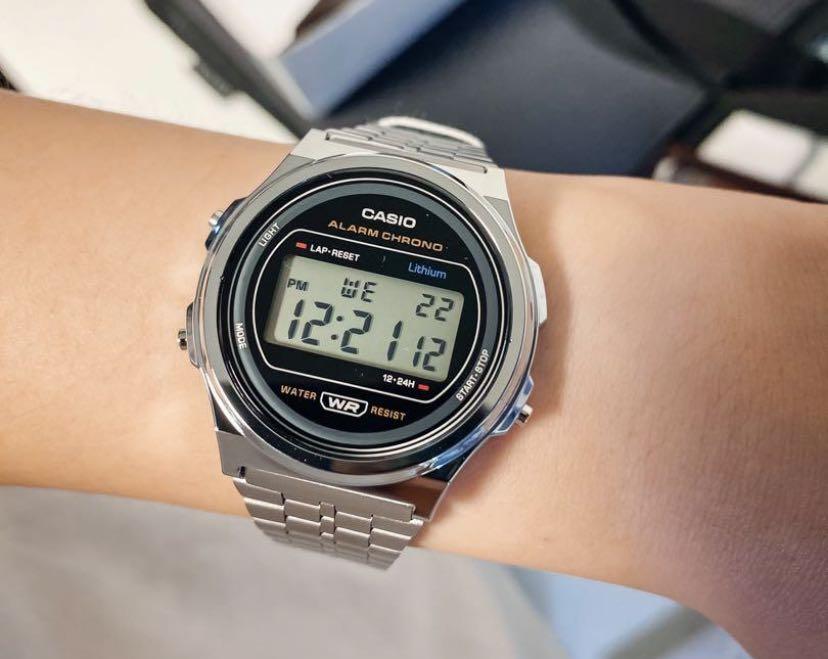 CASIO Classic Stainless Steel Unisex Watch | A171WE - 1ADF | TIME Watches