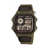 Casio Digital Cloth Band Men's Watch | AE-1200WHB-3BVD | Time Watch Specialists