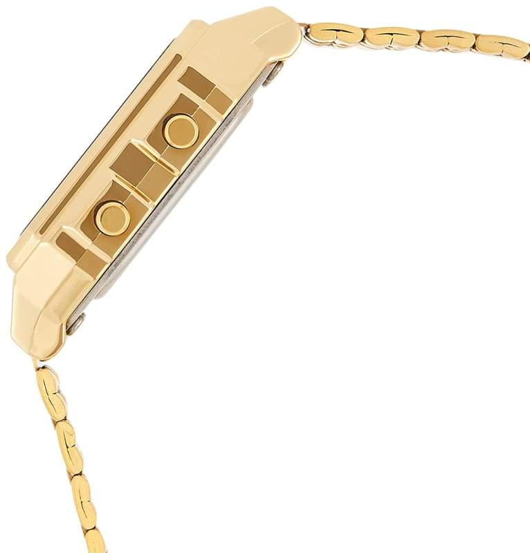 CASIO Digital Gold Square Unisex Watch | A500WGA - 9DF | TIME Watches