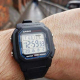 Casio Digital Unisex Watch | W-800H-1AVDF | Time Watch Specialists