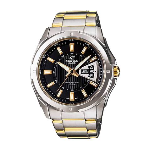 Casio Edifice 100m Standard Men's Watch | EF - 129SG - 1AVUDF | TIME Watches