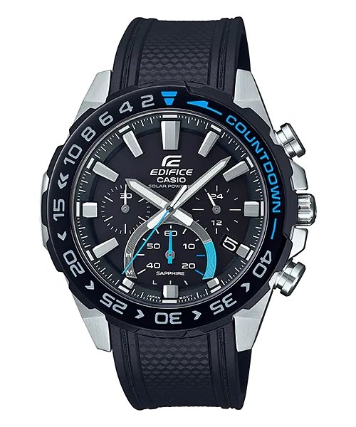 CASIO Edifice Chronograph 100m Sapphire Solar Men's Watch | EFS - S550PB - 1AVU | TIME Watches