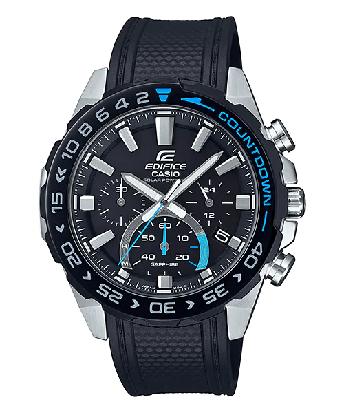 CASIO Edifice Chronograph 100m Sapphire Solar Men's Watch | EFS - S550PB - 1AVUDF | TIME Watches