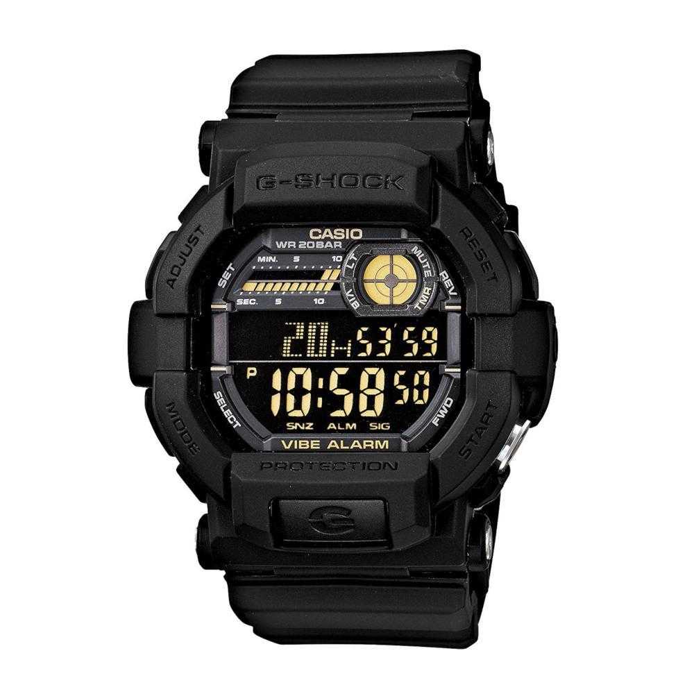 Casio G - Shock 200M Digital Quartz Black Resin Men's Watch Watch | GD - 350 - 1BDR | TIME Watches