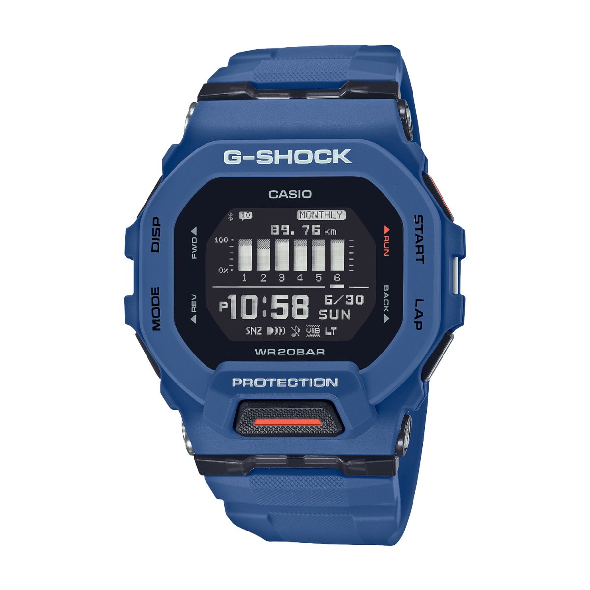 Casio G - Shock 200m Sports Digital Blue Men's Watch | GBD - 200 - 2DR | TIME Watches