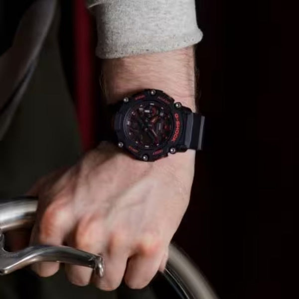 Casio G-Shock Black Dial Resin Strap Men's Watch | GA-2200BNR-1ADR