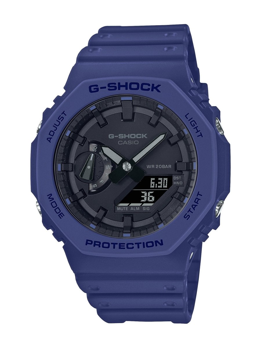 Casio G Shock Blue Men's Watch | GA - 2100 - 2ADR | TIME Watches