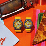 Casio G-Shock Digital-Analogue Yellow Resin Strap Unisex Watch GA-110Y-9ADR | Time Watch Specialists