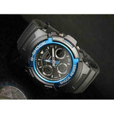 CASIO G-Shock Digital Quartz Black Resin Mens Watch - AW-591-2ADR | Time Watch Specialists