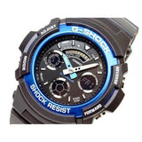 CASIO G-Shock Digital Quartz Black Resin Mens Watch - AW-591-2ADR | Time Watch Specialists