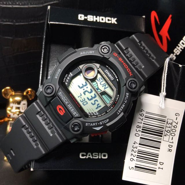 CASIO G-Shock Digital Quartz Black Resin Men's Watch | G-7900