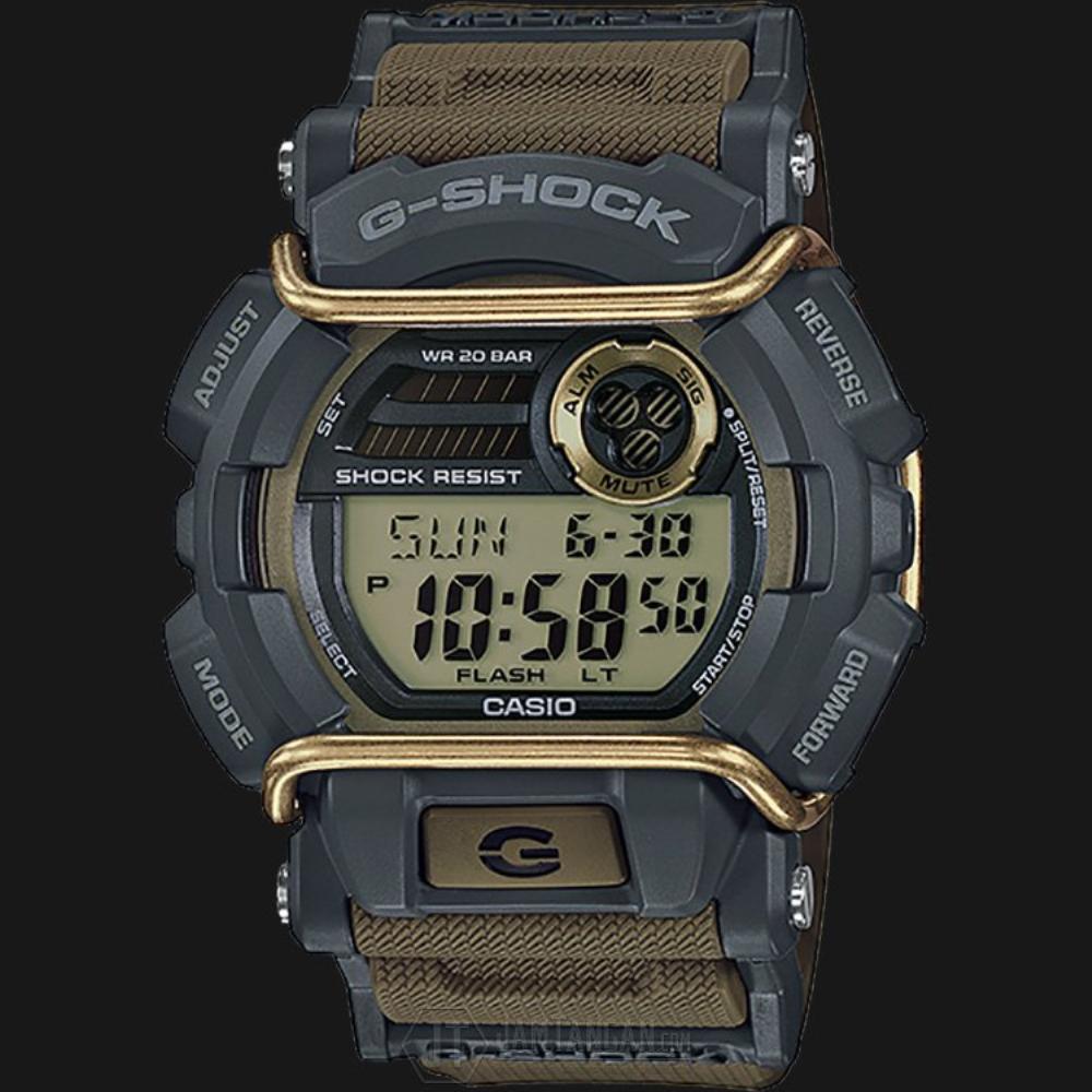 CASIO G - Shock Digital Quartz Grey Green Resin GD - 400 - 9DR Mens Watch | TIME Watches