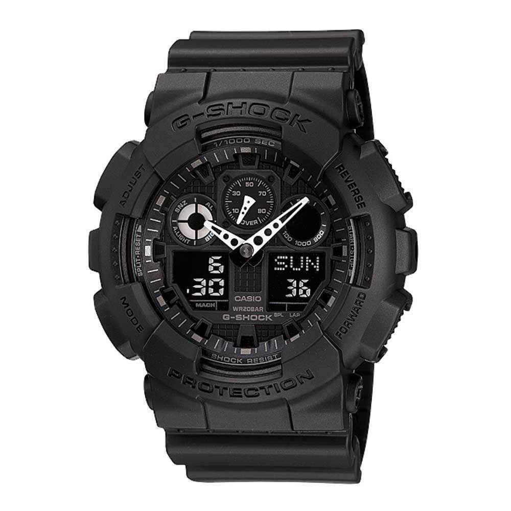 CASIO G-Shock Digital Quartz Resin Mens Watch - GA-100 Series | Time Watch Specialists