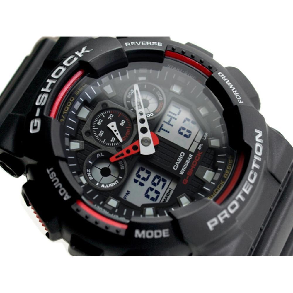 CASIO G-Shock Digital Quartz Resin Mens Watch - GA-100 Series | Time Watch Specialists