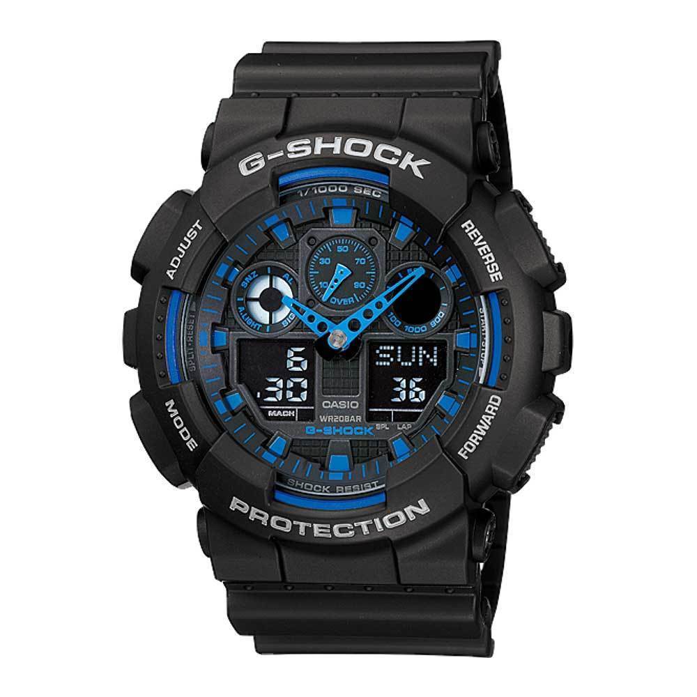 CASIO G-Shock Digital Quartz Resin Mens Watch - GA-100 Series | Time Watch Specialists
