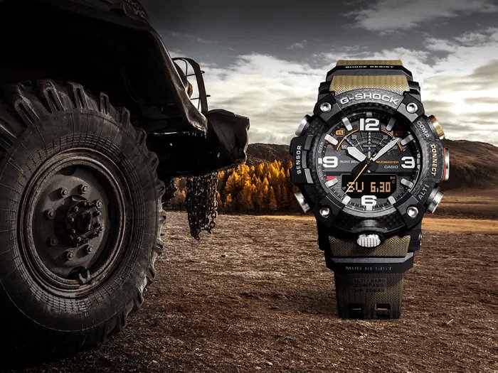 Casio mudmaster on sale green