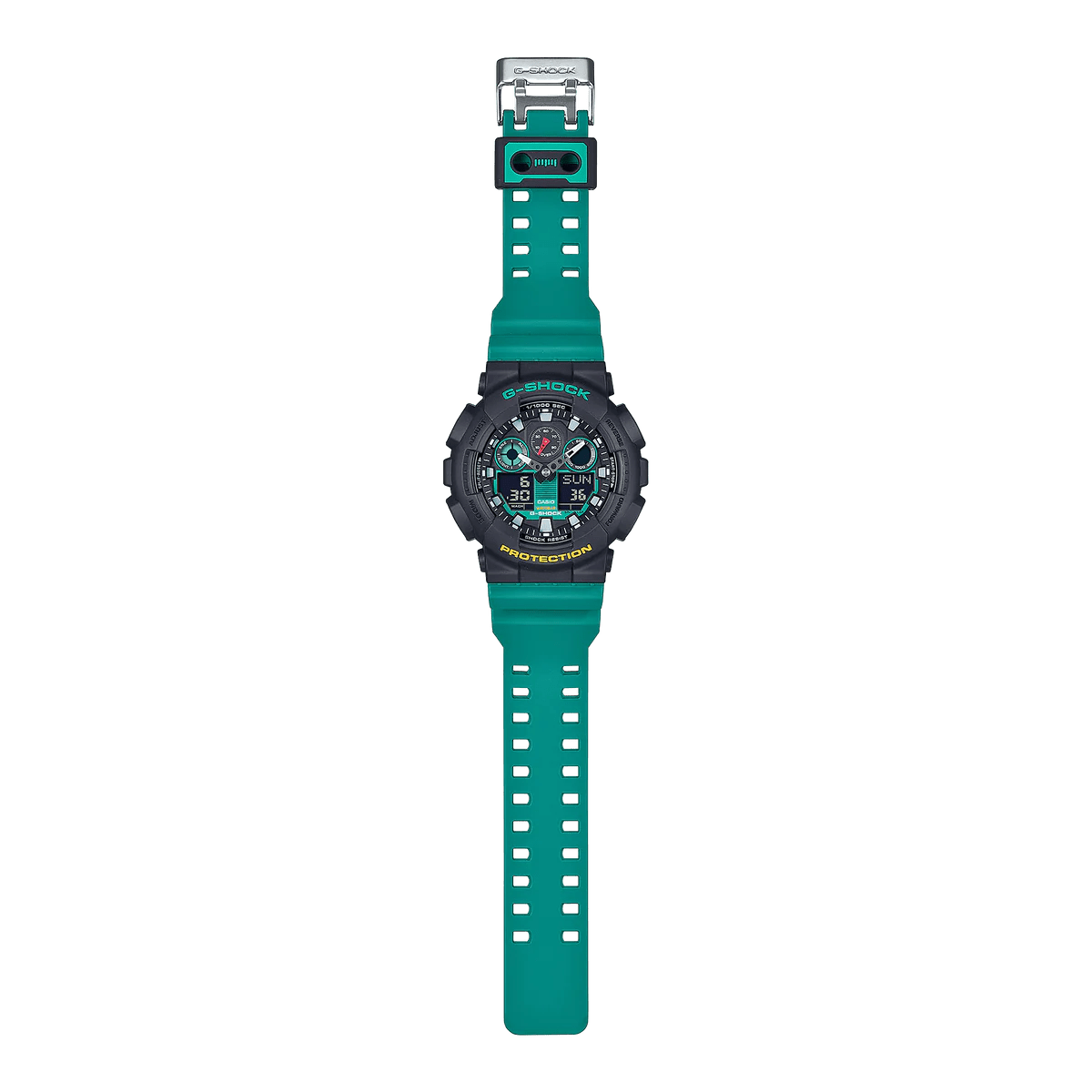 Casio G - Shock Men's 200M Standard Mixed Tapes Men's Watch| GA - 100MT - 1A3DR | TIME Watches