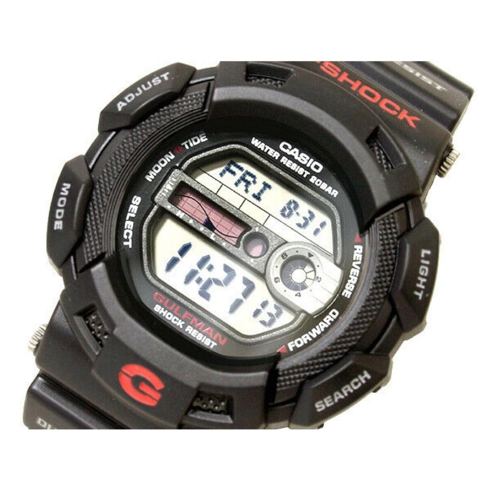 CASIO G-Shock Professional Digital Quartz Black Resin G-9100-1DR Mens Watch | Time Watch Specialists