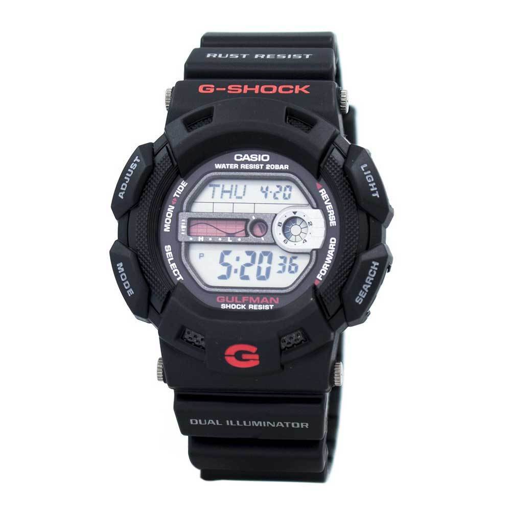 CASIO G-Shock Professional Digital Quartz Black Resin G-9100-1DR Mens Watch | Time Watch Specialists