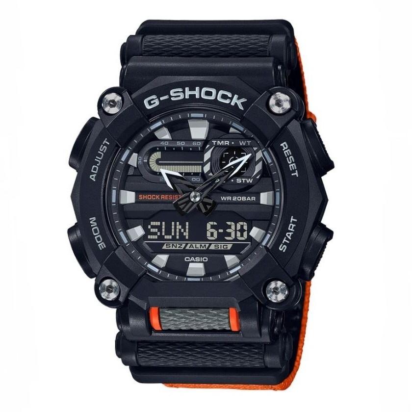 CASIO G Shock Project 900 Standard Analog Digital Orange Mens Watch | GA - 900C - 1A4DR | TIME Watches