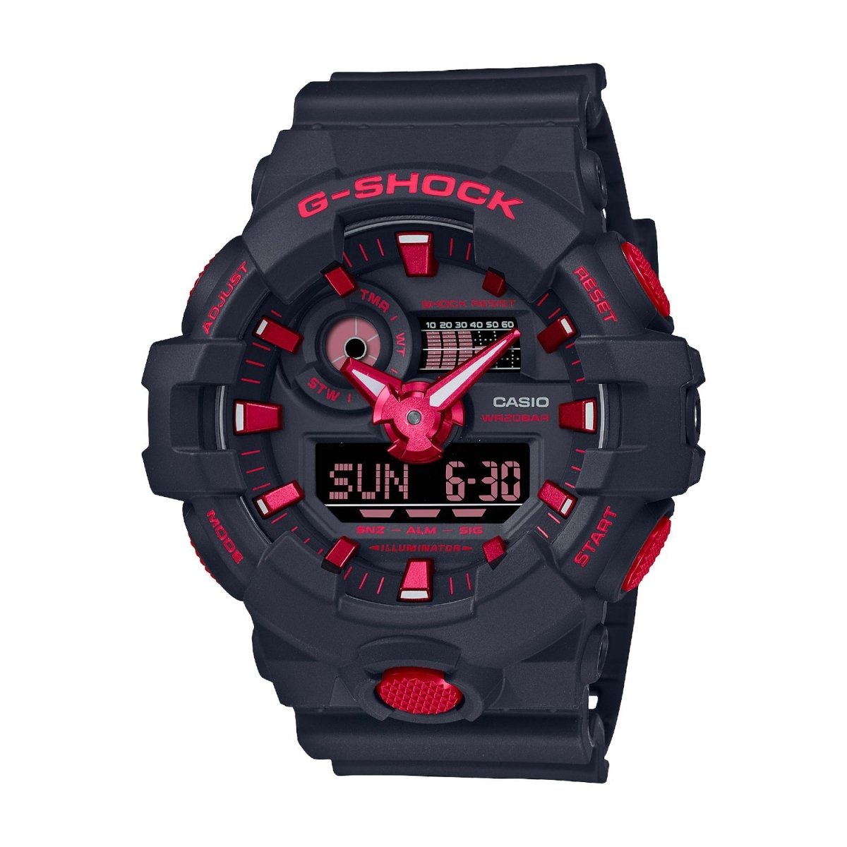 Casio G - Shock Special Colour Models Black Men's Watch | GA - 700BNR - 1ADR | TIME Watches